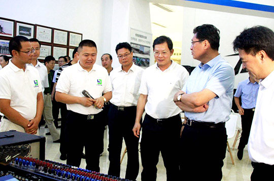 柳湛兩地市委書記蒞臨龍健高新科技產業(yè)園調研指導