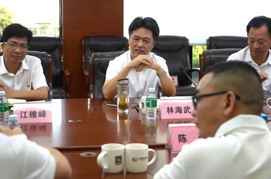 廣東省廉江市委書記林海武蒞臨產業(yè)園 ——研討《廉江?龍健音樂特色小鎮(zhèn)》項目